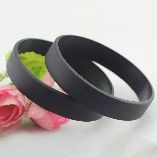 5-pack Luminous Silicone Bracelet Sports Bracelet Without Words Basketball Wristband Random Colors