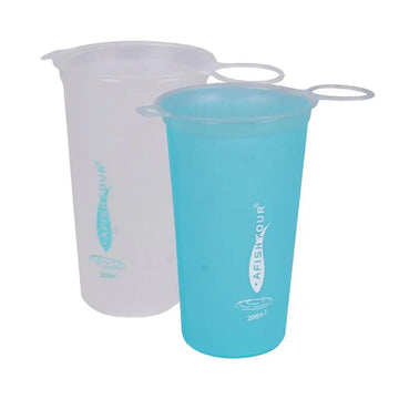 200ML outdoor camping water cup outdoor sports marathon running folding portable soft water bottle sports soft water cup folding