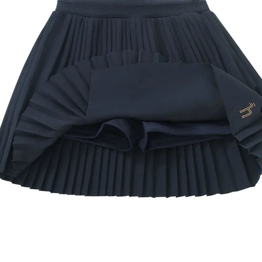 Kids Girls Tennis Golf Skirts Culottes Trouser Skirt Summer Athletic Sports Skirt With Shorts For Dancing Workout Gym Dress