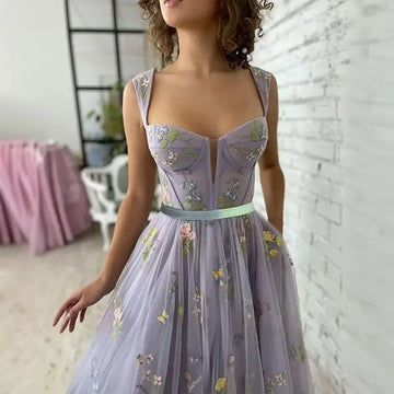 2025 European and American New Square Collar Lace Up Mesh Evening Dress New Suspender Sexy Dress for Dance Party Dress for Women