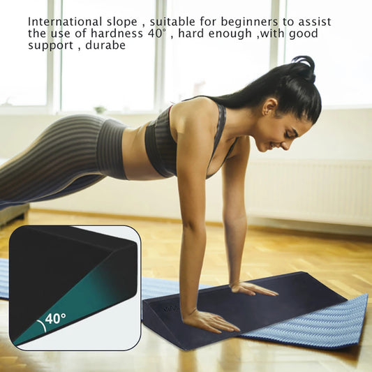 1/2Pcs Yoga Wedge Blocks EVA Foam Yoga Wedge Stretch Slant Boards Exercise Yoga Block Pilates Wedge Squats Fitness Accessories