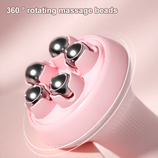 Roller Ball Handheld Massagers Shaping Relax Body Muscles Meridian Dredging Portable Steel Ball Magnetic Bead Massager