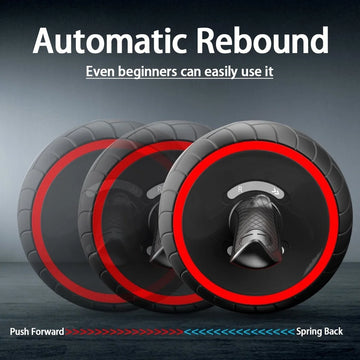 Rebound Abdominal Wheel Fitness Equipment Home Use Push Wheel Roller Male and Female Shaping Abdominal Training