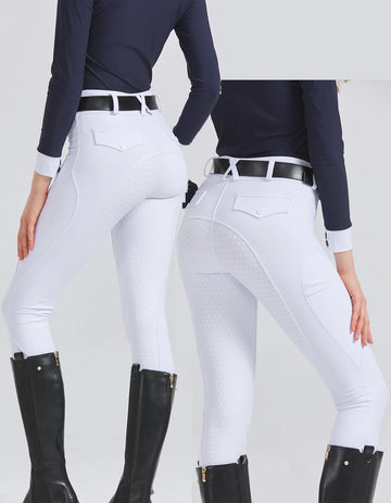 Professional horse riding pants silicone anti-slip quick-dry tight-fitting cycling sports pants for equestrian exams