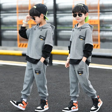 Hoodies Set Korean Kids Clothes Boy Children's Clothing Boys Outfit Boys' Year Old Sets 2025 Child Autumn Winter Boy's 7 8 Years