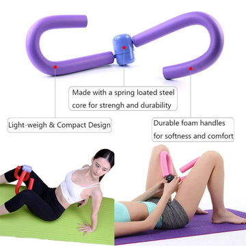 PVC Leg Thigh Exercisers Gym Sports Thigh Master Leg Muscle Arm Chest Waist Exerciser Workout Machine Gym Home Fitness Equipment