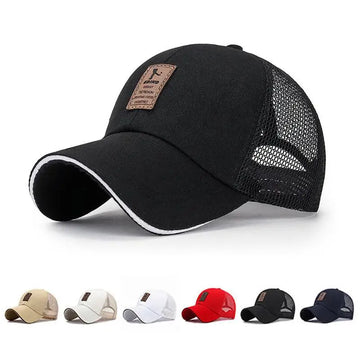 New Quick Dry Mesh Baseball Cap Outdoor Sports Breathable Hat For Men Women Visor Hat Embroidered Adjustable Sun Protection Hat