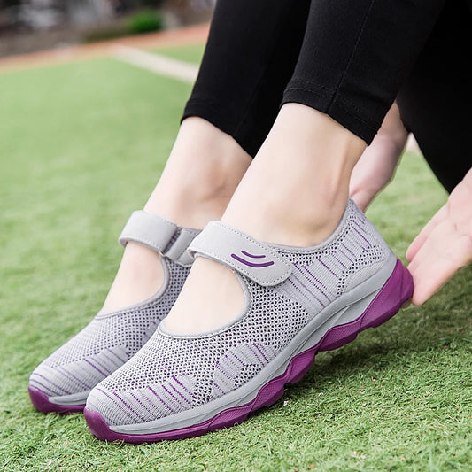 Summer Fashion Women Flat Platform Ladies Shoes Woman Breathable Mesh Casual Sneakers Women Zapatos Mujer Boat Shoes