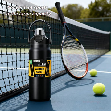 Stainless Steel Insulated Travel Mug 1000ml 1500ml Large Capacity Camping Cup Leakproof Thermos for Outdoor Car Kitchen New 2025