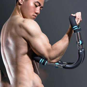 50KG Multi functional adjustable arm strength device Chest expansion arm muscle trainer 50kg U-shaped fitness equipment