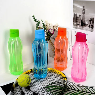 PP Sports Water Bottle 900ML/1L Portable Gym Water Drinking Bottle Outdoor Large Capacity Cup With Rope Leak-Proof Drink Bottle