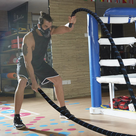 Battle Rope 38MM*3M 9M 12M 15M Length Fitness Polyester Heavy Jump Skip for Home Gym Body Workout Core Strength Training Muscle