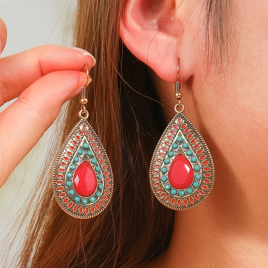 10 Pairs Boho Earrings Set Handmade Fashion Jewelry Drop Earrings for Women Favors Vintage Party Accessories Daily Wear Gifts