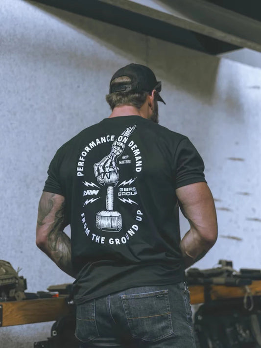 Training Sports T-shirt Men's Summer Fashion Fitness Training Short Sleeves Loose and Comfortable Pure Cotton Men's Clothing