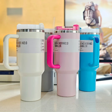 Lid with straw lid 30oz/40oz stainless steel vacuum insulated car cup double-walled thermal travel mug