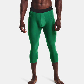 Men Compression 3/4 Leggings Sportswear Elastic Male Trousers Gym Tights Fitness Tracksuits Training Jogging Skinny Pants Men