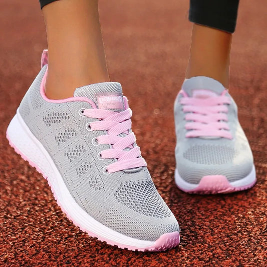 Woman Sneaker Shoes Fashion Lace Up Sneakers For Woman Comfortable Women's Sports Shoes 2025 New Women's Shoes Sale Footwear