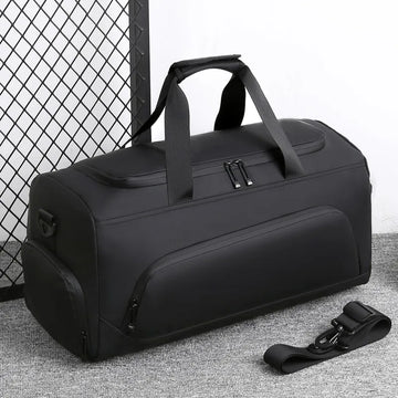 Sports Gym Bag, Large Capacity Handbag,Portable Travel Duffel Bag, Multi-compartment with Shoes Storage,Perfect for Vacation,Gym