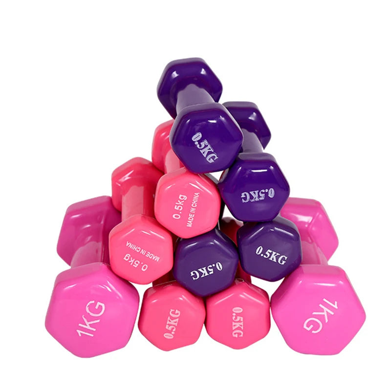 MIYAUP-Ladies Weightlifting Dumbbell, Bone Shape, Portable Fitness Equipment, Hexagonal, Solid Iron, New Design