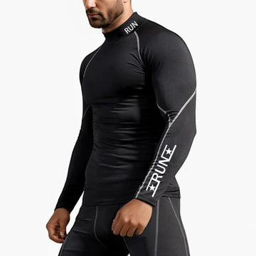 Running Compression T Shirt Men's Gym Training Quick Dry Shirts Fitness Undershirts Bodybuilding Tops Male Sports Wear