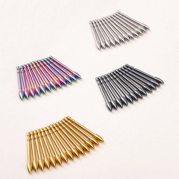 3pcs 120 grains Arrowhead ID 3.2 Arrow Point for X10 and other 3.2mm Shaft Archery Hunting Shooting Accessory