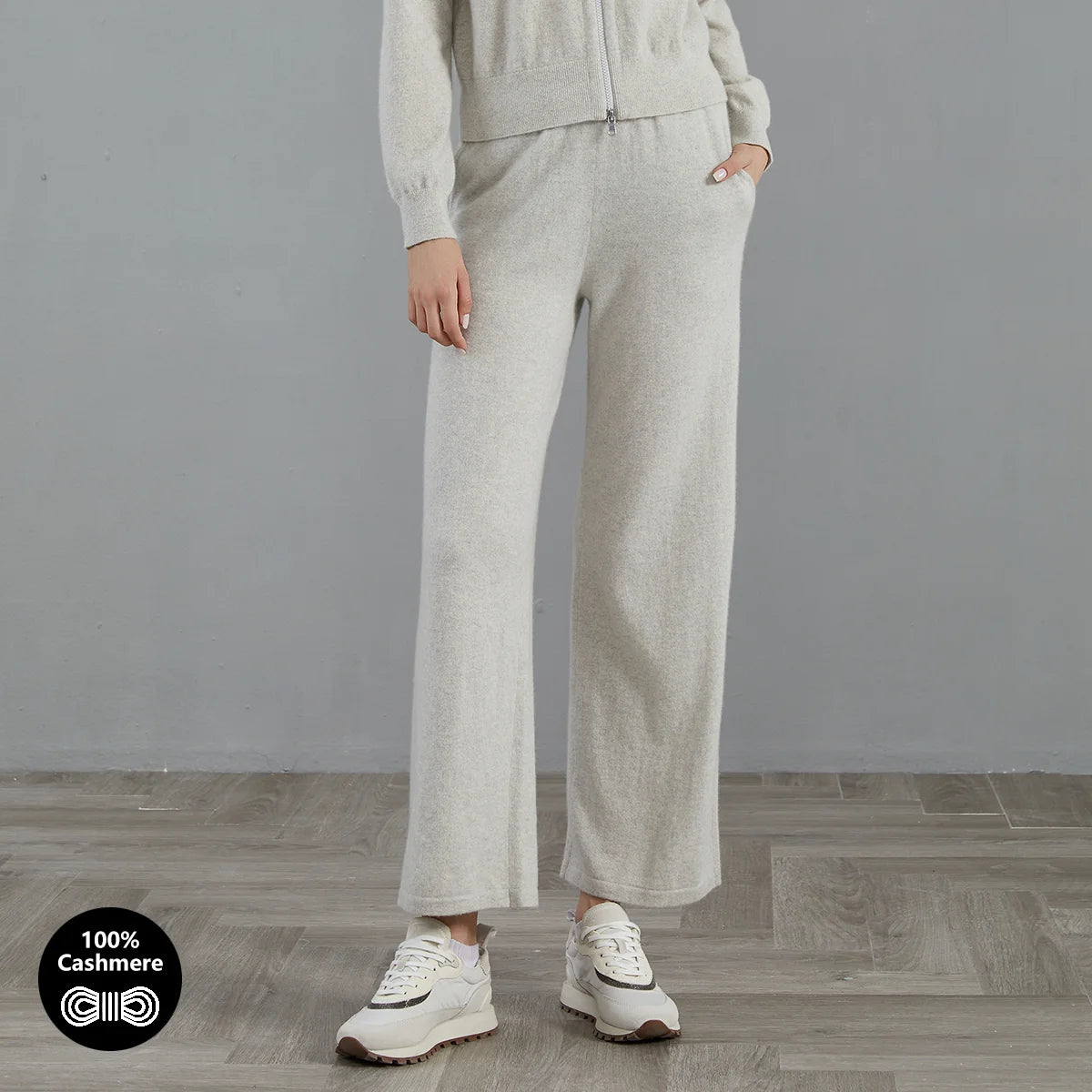 BC818 100% cashmere women's trousers high quality luxury brand women's clothing