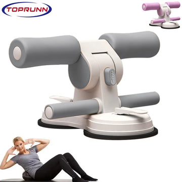 Portable Sit Up Exercise Equipment with 2 Strong Suction Cup and Adjustable Foot Holder,Abs Master Assistant Device for Home