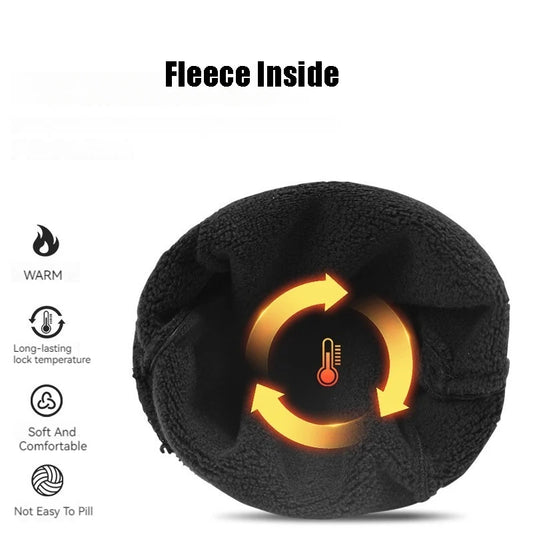 Winter Outdoor Cycling Running Ski Sports Gloves Warm Thermal Fleece Bicycle Bike Hiking MTB Touch Screen Gloves Full Finger