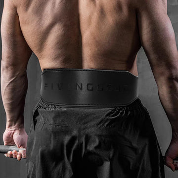 Cowhide embroidered weightlifting belt, adjustable back support, gym squat dumbbell pull gym weightlifting belt.