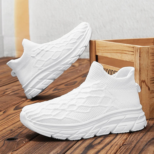 Hot Selling Unisex Casual Shoes Summer Ultra Light Breathable Solid Color Sneakers Retro Running Shoes for Men Women Sizes 36-46