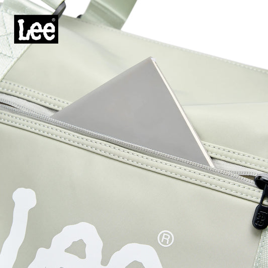 LEE Expandable Large Capacity Luggage Travel Handbag Women Sports Fitness Gym Yoga Bag Waterproof Dry Wet Pocket Duffel Bag
