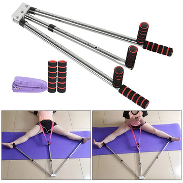 Leg Stretcher Adjustable Split Stretching Machine Stainless Steel Home Yoga Dance Exercise Flexibility Training Equipment