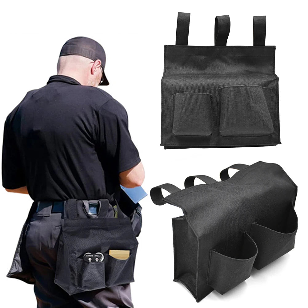 Baseball Umpire Ball Bag with 2 Pockets Oxford Cloth Umpire Ball Bag  Baseball Referee Ball Bag Baseball Accessories