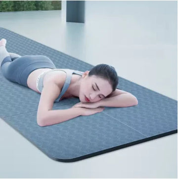 Extra Wide Yoga Mat Thick Foldable Non-Slip Quiet Exercise Mat for Home Workout Fitness 요가매트