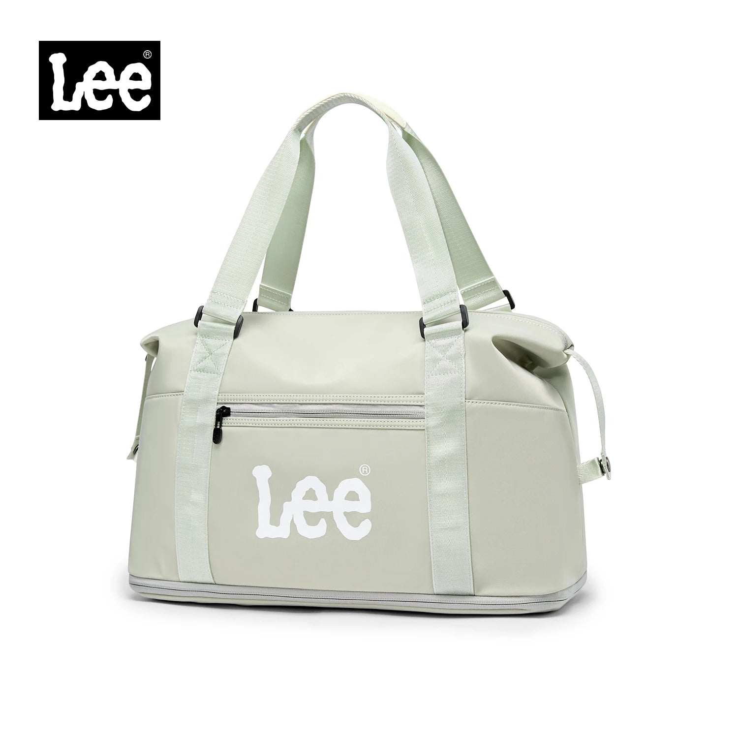 LEE Expandable Large Capacity Luggage Travel Handbag Women Sports Fitness Gym Yoga Bag Waterproof Dry Wet Pocket Duffel Bag