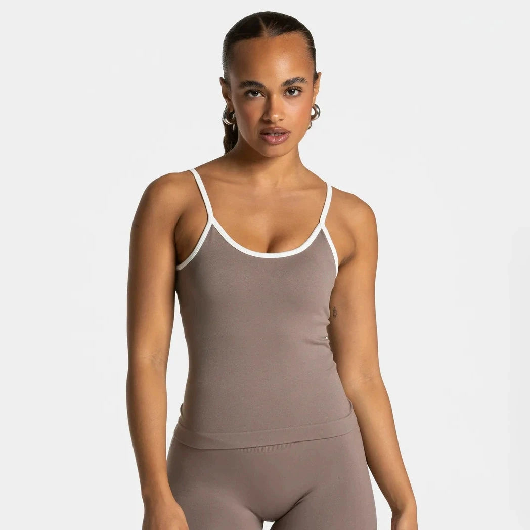 Seamless Color blocked Yoga Suit trappy Top Women Backless Gym Top Bra Yoga Clothing Sleeveless Workout Outfits Tank Top