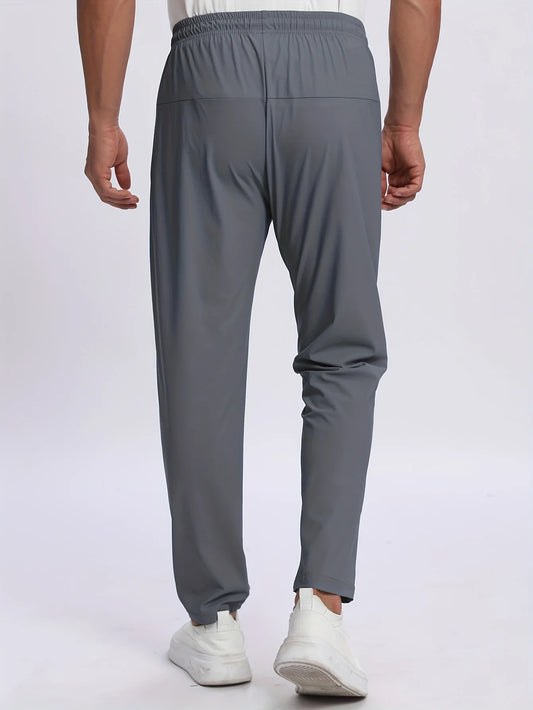 Breathable Plus Size Men's Casual Jogger Pants for Men Tracksuit Trousers Quick Dry Straight Elastic Waist Korean Classic Sport