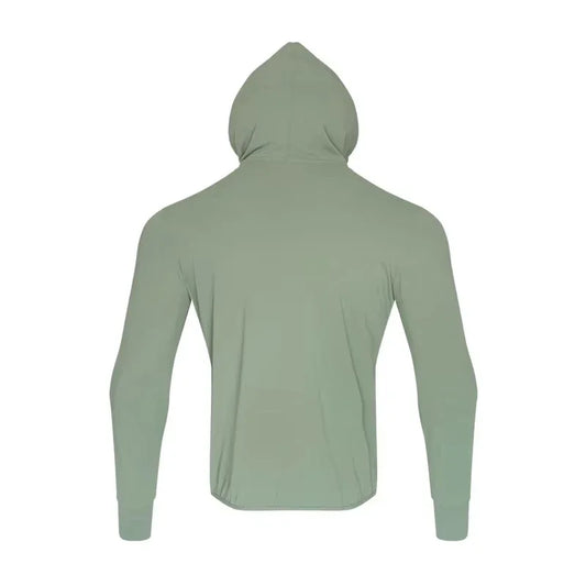 Running Jacket Summer Sun Protection Men Print Outdoor Training Jogging Gym Hooded Cardigan Bodybuilding Sports Breathable Coat