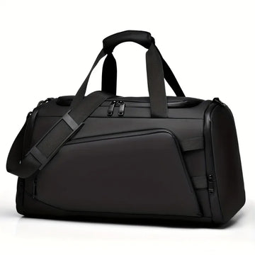 Large capacity multifunctional luggage bag with multiple compartments and shoe pockets,  casual sports and fitness bag