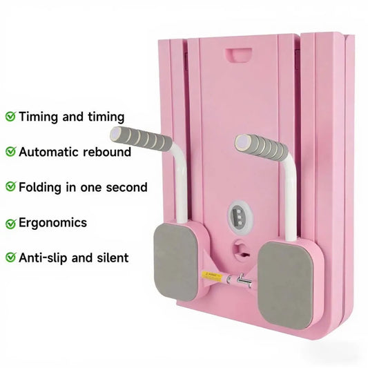 Multi-functional Foldable Pilates Board Pilates Equipment Safe Home Gym Equipment abdominal Board with Resistance Bands