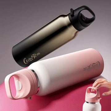 Stainless Steel Portable Water Bottle Leakproof Insulated SportsCup forOutdoorCycling Hiking Gym Travel Halloween Christmas Gift