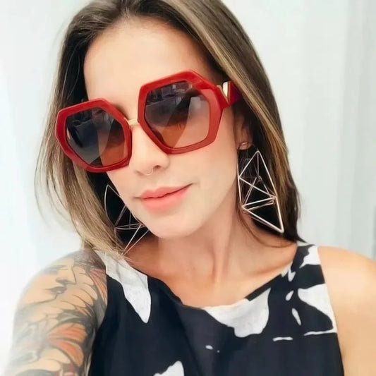 New Fashion Women Square Sunglasses For Men Retro Luxury Designer Sun Glasses Female Trending Shades UV400 Eyeglas