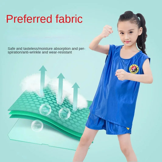 Sanda Dragon Tattoo Fighting Clothes Boxing Clothes New Style Muay Thai Shorts Children Martial Arts Performance Training Clothe