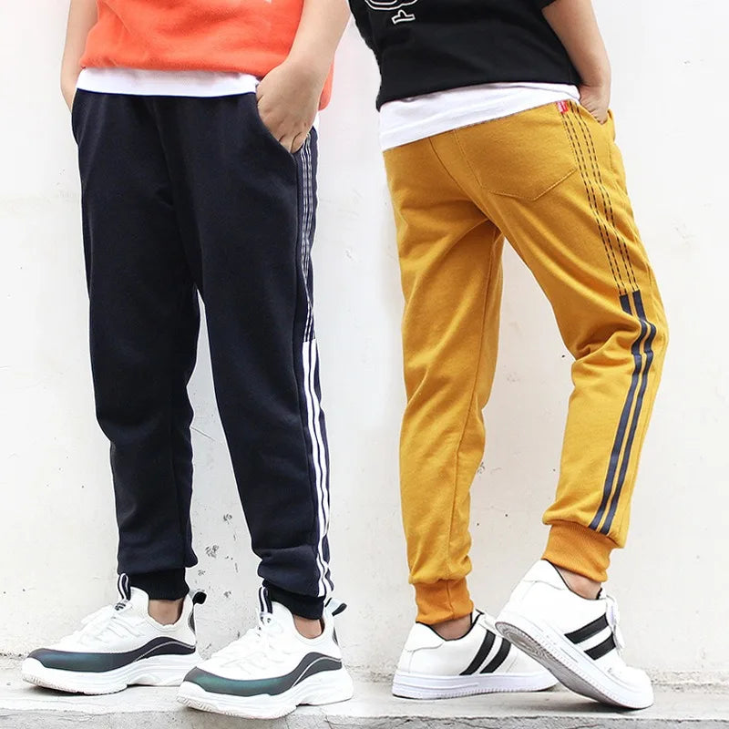Boys Cotton Sweatpants Kids Baby Loose Pants Children Trousers Casual Breathable Sports Pant Spring Autumn Track Pants Clothing