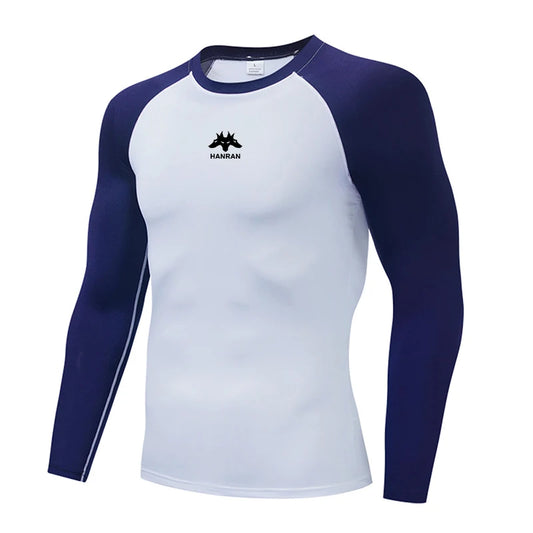 Men Running Compression T-shirt Long sleeves Sport Tees Gym Fitness Sweatshirt Male Jogging Tracksuit Homme Athletic Shirt Tops