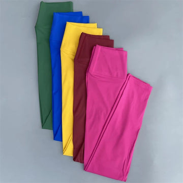 Solid Color 3.0Women Sport Pant Plus Size Soft High Waist Yoga Legging Athletic Gym Comprehensive Training Back Built-In Pocket