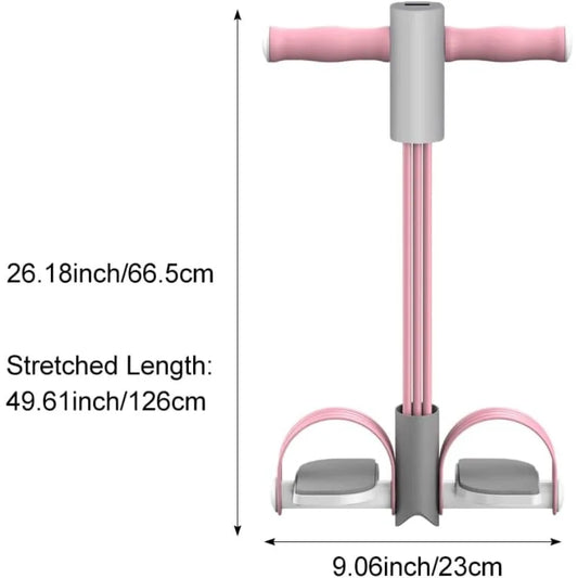 Multifunctional Pedal Puller Resistance Rope 6 Tube Tension Rope Pull Up Pilate Equipment Yoga Tension Rope Leg Trainer Workout