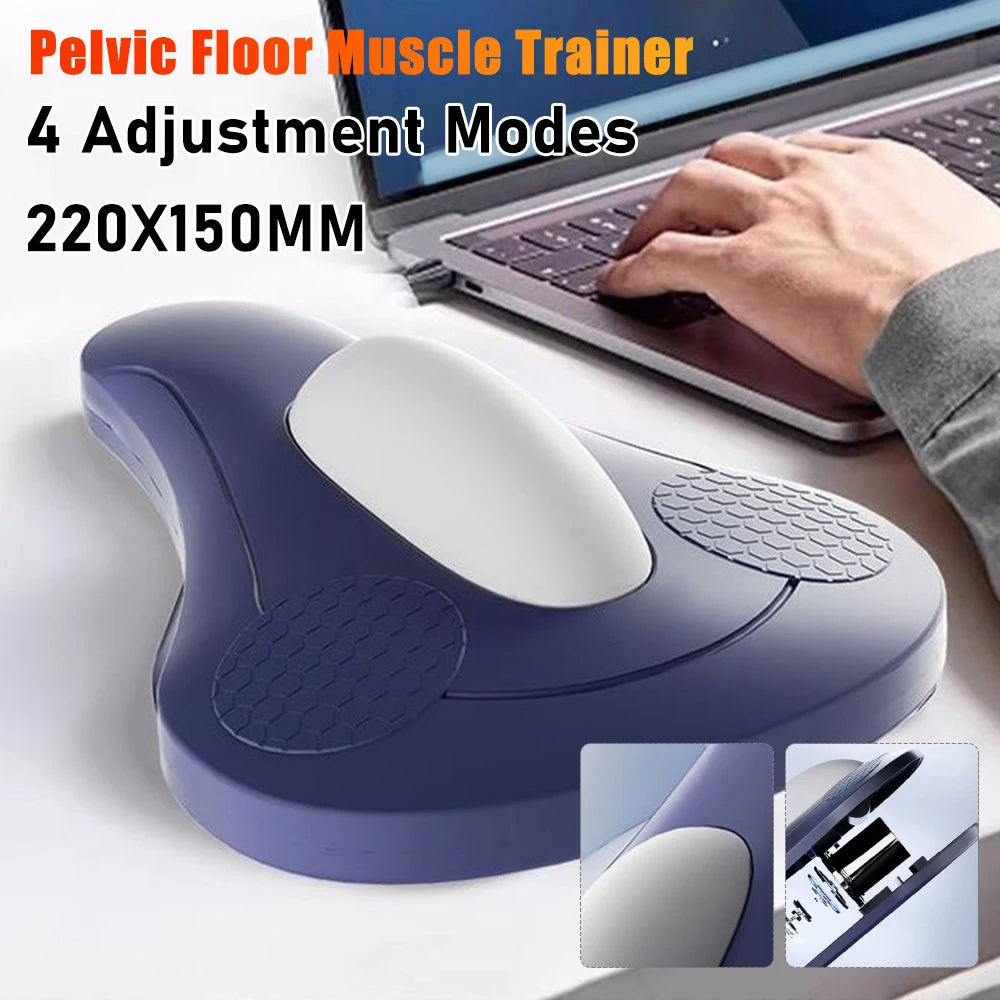 Pelvic Floor Muscle Trainer Sit-On-Top Kegel Fitness Trainer Hip Strengthener With 4 Modes Home Office Massage Repair Cushions