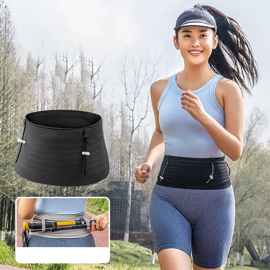 Running Waist Bag Men Women Invisible Elastic Running Belt Multi-function Sports Phone Waist Belt Bag Gym Fitness Marathon