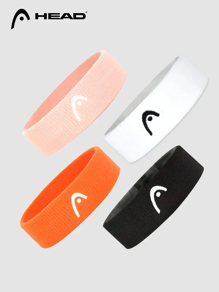 HEAD Tennis Headband Men's Sports Headband Fitness Sweat Band Badminton Yoga Basketball Running Bandana